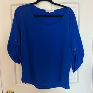Amanda Uprichard Women's Blue Top